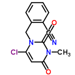 2-[(6-氯-3,4-二氢-3-甲基-2,4-二氧代-1(2H)-嘧啶)甲基]苯甲腈；865758-96-9