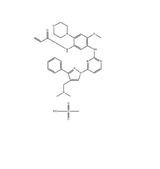 甲磺酸兰泽替尼一水合物