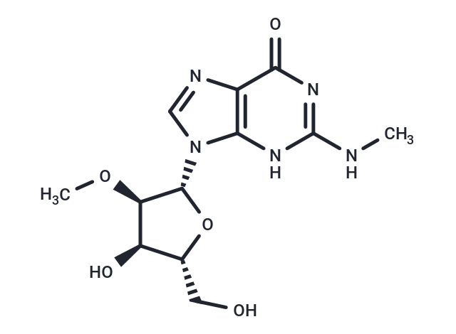 化合物 2'-O-Methyl-N2-methylguanosine|TNU0126|TargetMol