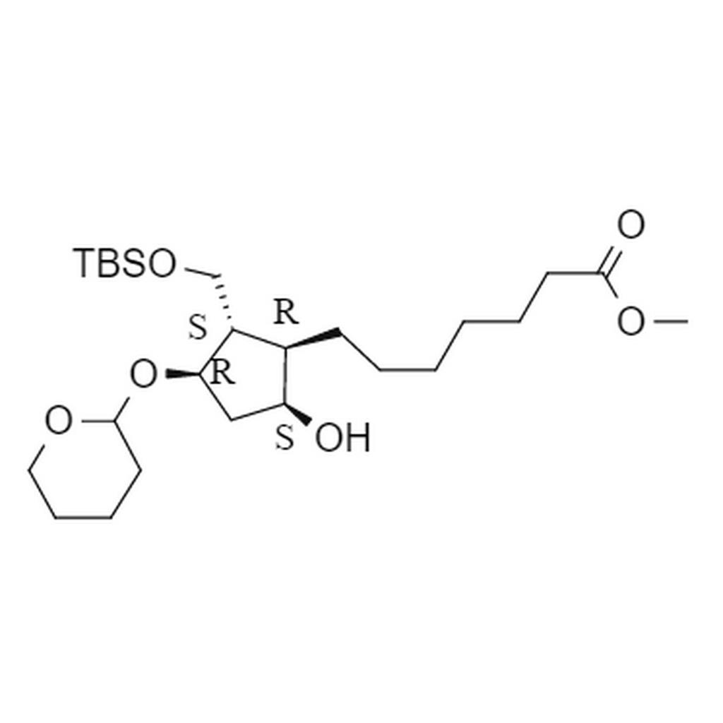 贝前列腺素中间体（7-[(1R,2S,3R,5S)-2-[[(叔丁基二甲基硅基)氧基]甲基]-5-羟基-3-[(四氢-2H-吡喃-2-基)氧基]环戊基]庚酸甲酯）