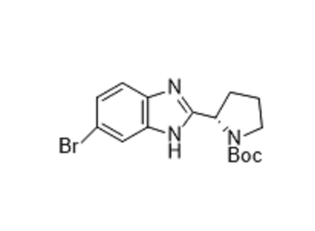 (S)-2-(6-溴-1H-苯并咪唑-2-基)吡咯烷-1-羧酸叔丁酯