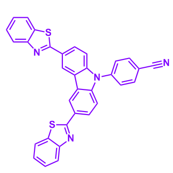 4-[3,6-双(苯并[d]噻唑-2-基)-9H-咔唑-9-基]苯甲腈