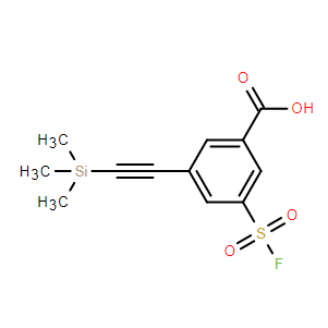 3-(氟磺酰基)-5-((三甲基硅烷基)乙炔基)苯甲酸