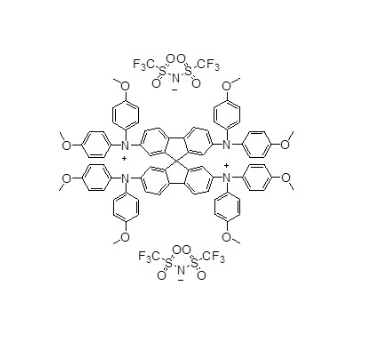 四[N，N-二（4-甲氧基苯基）氨基]-螺二芴，二双三氟甲烷磺酰亚胺盐, Spiro(TFSI)2, 98%
