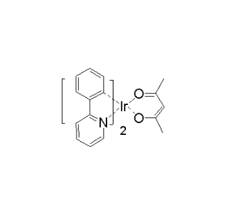 乙酰丙酮酸二(2-苯基吡啶-C2,N)合铱(III)，Ir(ppy)2(acac) 99%， 337526-85-9