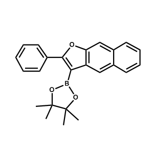 4,4,5,5-四甲基-2-(2-苯基萘并[2,3-b]呋喃-3-基)-1,3,2-二氧杂硼杂环戊烷