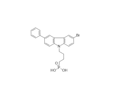4-(3-溴-6-苯基-9氢-咔唑-9-基)丁基)磷酸, PhBr-4PACz 98%,  4-(3-Bromo-6-phenyl-9H-carbazol-9-yl)butyl Phosphonic Acid