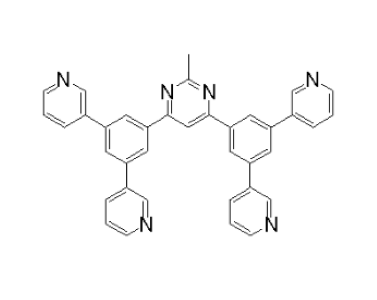 4,6-双(3,5-二(3-吡啶)基苯基)-2-甲基嘧啶, B3PYMPM 99%, 925425-96-3, 4,6-Bis(3,5-di(pyridin-3-yl)phenyl)-2-methylpyrimidine