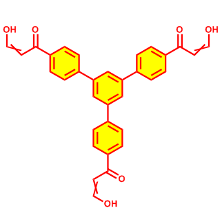 (2E,2'E)-1,1'-(5'-(4-(3-羟基丙烯酰基)苯基)-[1,1':3',1''-三联苯]-4,4''-二基)双(3-羟基丙-2-烯-1-酮)
