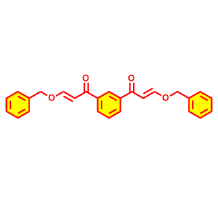 1,3-双(3-苄氧基-2E-丙烯酰基)苯