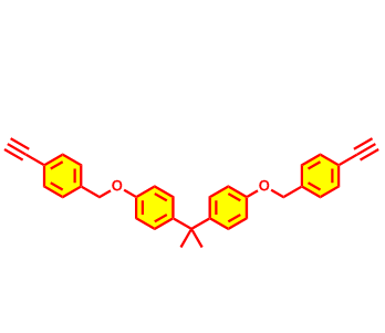 4,4'-(丙烷-2,2-二基)双[(4-乙炔基苄基)氧基]苯