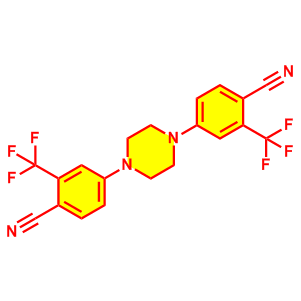 4,4'-(哌嗪-1,4-二基)双(2-(三氟甲基)苯甲腈)