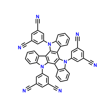 5,5',5''-(5H - 二吲哚并 [3,2-a:3',2'-c] 咔唑 - 5,10,15 - 三基) 三异邻苯二甲腈 2087934-25-4