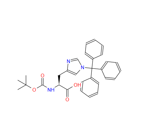 Boc-N’-三苯甲基-L-组氨酸