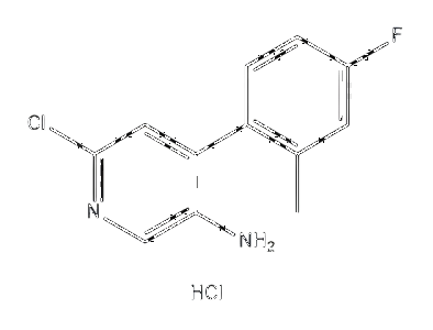 6-氯-4-(4-氟-2-甲基苯基)-3-吡啶胺盐酸盐