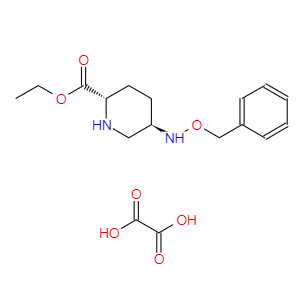 (2S,5R)-5-[(苯基甲氧基)氨基]-2-哌啶羧酸乙酯草酸盐；1416134-48-9