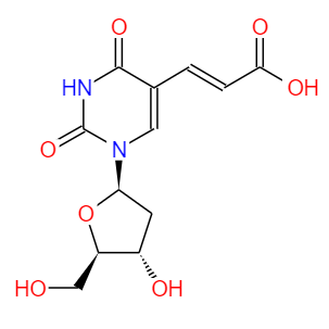 (E)-5-(2-羧基乙烯基)-2′-脱氧尿苷；74131-06-9