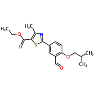 2-(3-甲酰基-4-异丁氧基苯基)-4-甲基噻唑-5-羧酸乙酯；161798-03-4