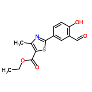 2-(3-醛基-4-羟基苯基)-4-甲基噻唑-5-羧酸乙酯；161798-01-2