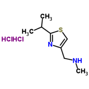 2-异丙基-4-(((N-甲基)-胺基)-甲基)噻唑二盐酸盐；1185167-55-8
