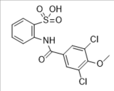 2-(3,5-二氯-4-甲氧基苯甲酰胺)苯磺酸；多替诺雷杂质6