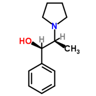 (1R,2S)-1-苯基-2-(1-吡咯烷基)丙烷-1-醇；127641-25-2　