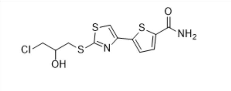 5-[2-[(3-氯-2-羟基丙基)硫基]-4-噻唑基]-2-噻吩羧酰胺；阿罗洛尔杂质3