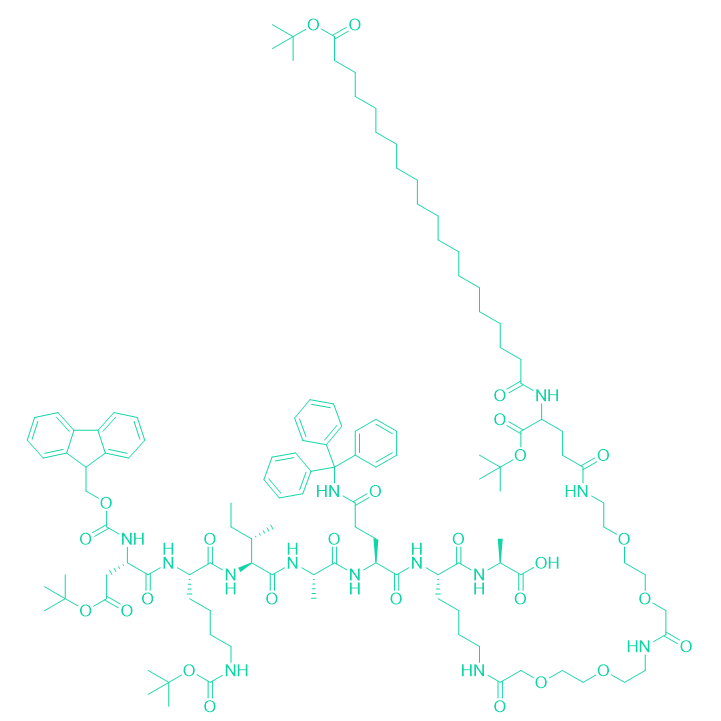 替尔泊肽中间体七肽/2461524-70-7/Tirzepatide Fragment 2