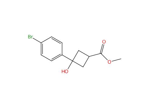 3-(4-溴苯基)-3-羟基环丁烷-1-羧酸甲酯