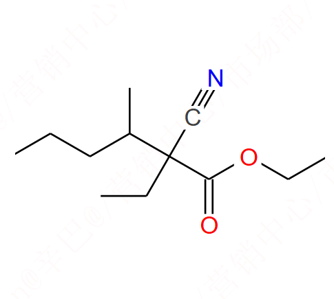 2-氰基-2-乙基-3-甲基-己酸乙酯