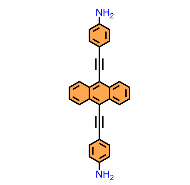 AABA, 4,4-(蒽-9,10-二基)双(乙炔苯)二胺