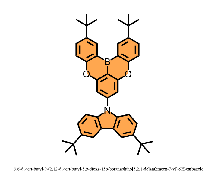 3,6-di-tert-butyl-9-(2,12-di-tert-butyl-5,9-dioxa-13b-boranaphtho[3,2,1-de]anthracen-7-yl)-9H-carbazole