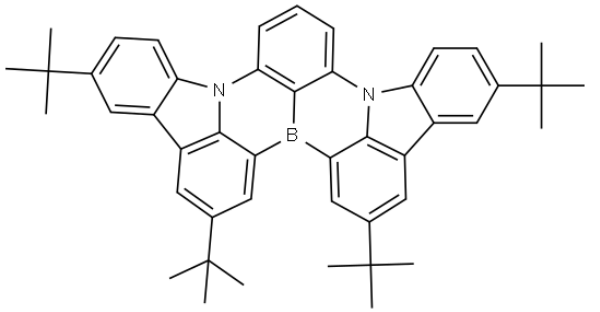 2170487-30-4 2,5,15,18-四(1,1-二甲基乙基)吲哚并[3,2,1-DE]吲哚并[3',2',1':8,1][1,4]苯并氮硼杂环己烷[2,3,4-KL]氮硼杂蒽