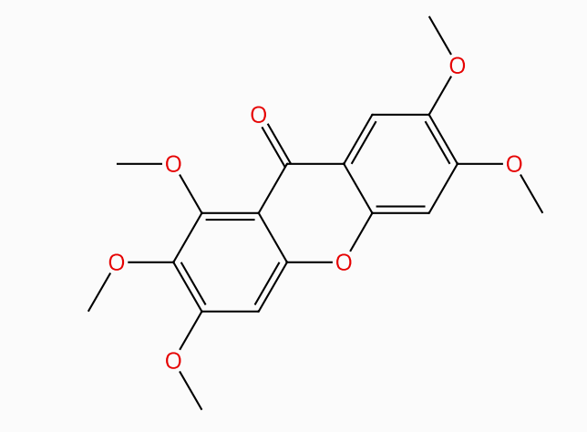 1,2,3,6,7-Pentamethoxyxanthone，64756-86-1，天然产物，中药对照品。