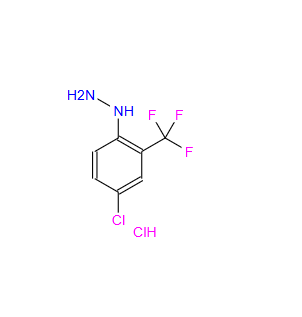 4-氯-2-(三氟甲基)苯肼盐酸盐  4-Chloro-1-hydrazino-2-(trifluoromethyl)benzene hydrochloride  502496-20-0