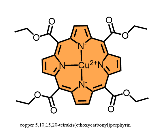 copper 5,10,15,20-tetrakis(ethoxycarbonyl)porphyrin
