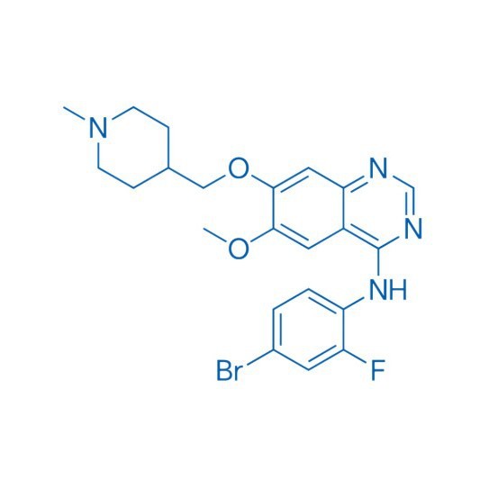 N-(4-溴-2-氟苯基)-6-甲氧基-7-((1-甲基哌啶-4-基)甲氧基)喹唑啉-4-胺