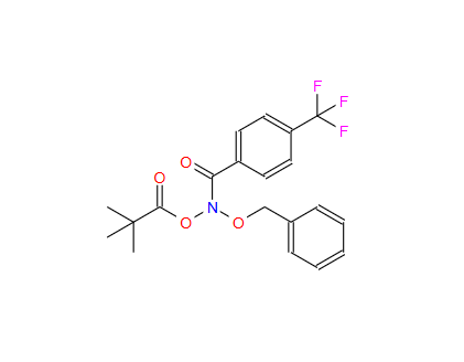 N-(苄氧基)-N-(新戊酰氧基)-4-(三氟甲基)苯甲酰胺 2648454-31-1