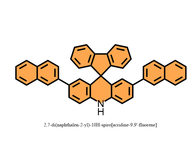 2,7-di(naphthalen-2-yl)-10H-spiro[acridine-9,9'-fluorene]