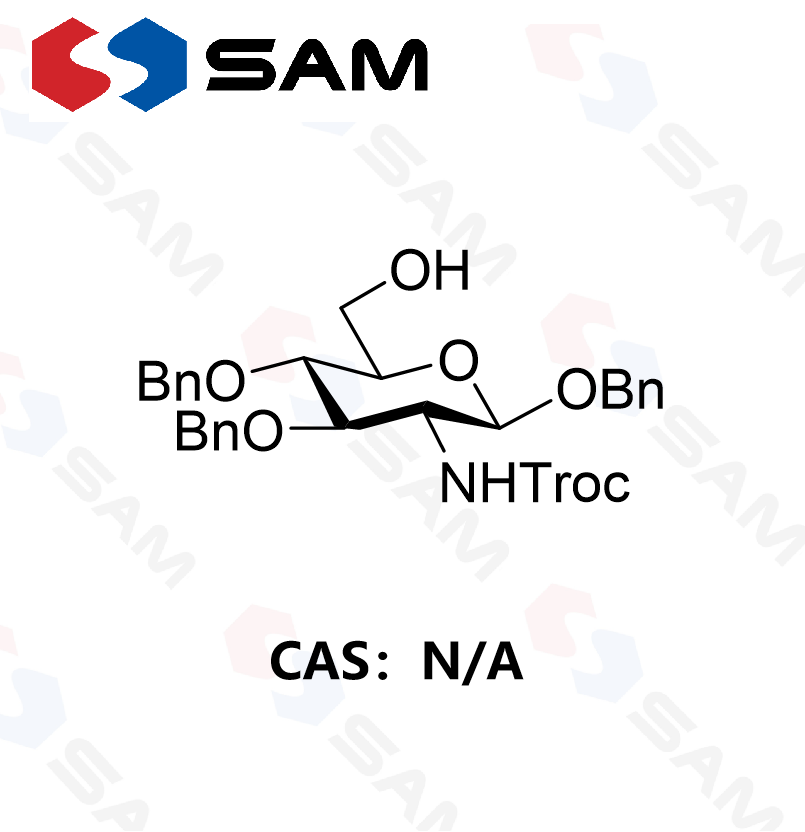 苄基?3,4-二-O-苄基-2-脱氧-2-(2,2,2-三氯乙氧基羰基胺基)-β-D-吡喃葡萄糖苷