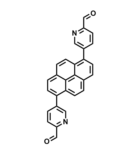 5,5'-(芘 - 1,6 - 二基) 二吡啶甲醛  3036284-82-6