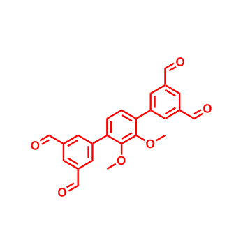 2',3'- 二甲氧基 -[1,1':4',1''- 三联苯]-3,3'',5,5''- 四甲醛  3067735-43-4