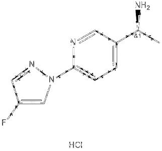 (S)-1-(6-(4-氟-1H-吡唑-1-基)吡啶-3-基)乙胺二盐酸盐