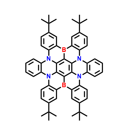 2,11,14,23-四叔丁基-4b,8b,16b,20b-四氮-12b,24b-二硼-三萘并[1,2,3,4-fgh:1',2',3',4'-pqr:1'',2'',3'',4''-za1b1]三萘烯 2583022-03-9