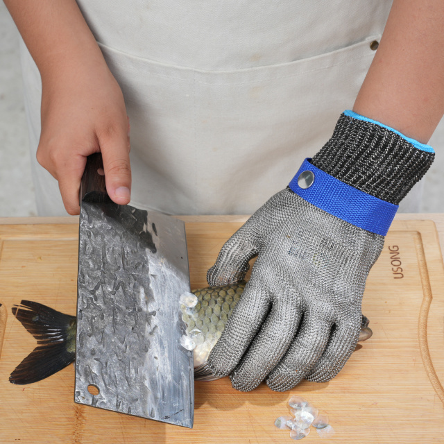 添赞Titanfine钢丝防割手套工业防护手套