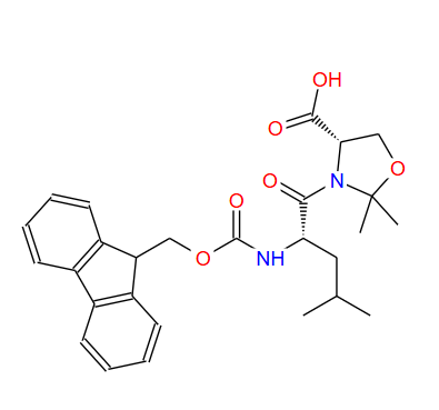 (S)-3-((S)-2-((((9H-芴-9-基)甲氧基)羰基)氨基)-4-甲基戊酰基)-2,2-二甲基恶唑烷-4-羧酸