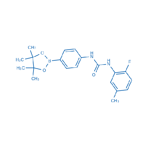 1-(2-氟-5-甲基苯基)-3-(4-(4,4,5,5-四甲基-1,3,2-二氧硼烷-2-基)苯基)脲