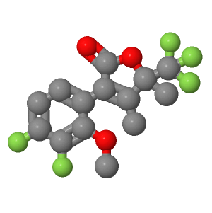3-(3,4-二氟-2-甲氧基苯基)-4,5-二甲基-5-三氟甲基呋喃- 2(5H)酮；2875066-35-4