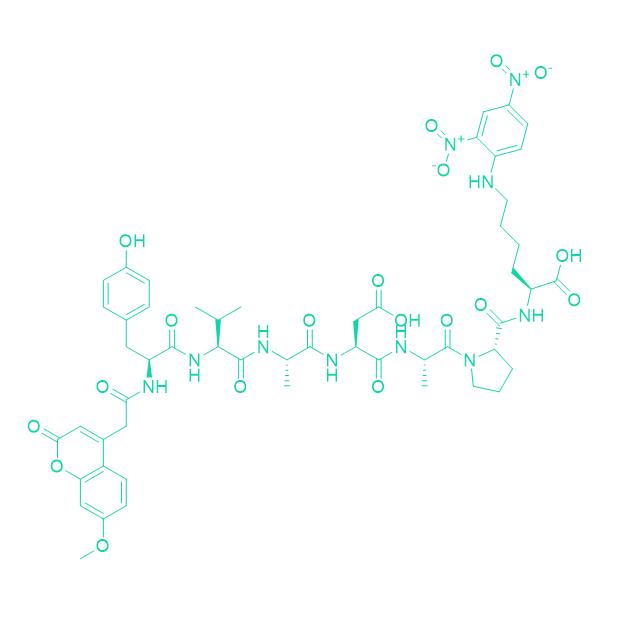 Mca-Tyr-Val-Ala-Asp-Ala-Pro-Lys(Dnp)-OH 189696-01-3.png