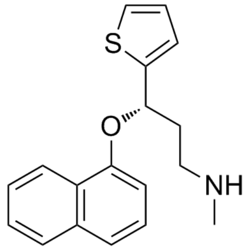 (S)-(+)-N-甲基-3-(1-萘氧基)-3-(2-噻吩)-丙胺 116539-59-4